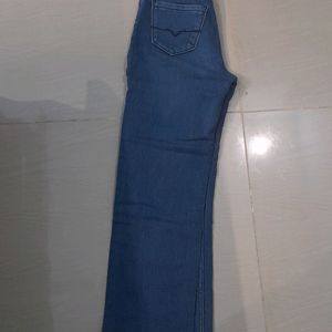 Y2k Blue Straight Fit Jeans