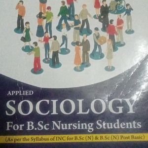 Applied Sociology Textbook For 1 Sem B.Sc Nursing