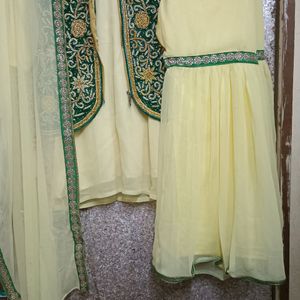 Haldi Sharara With Jacket