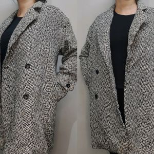 Imported Checkered Coat