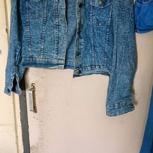 Blue Denim Jacket For Women