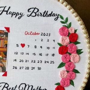 Happy birthday Embroidery Hoop