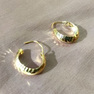 Fancy Gold plated Hoops