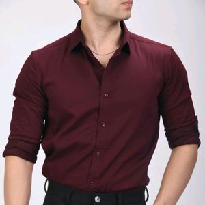 Price Drop Glossy Look Mens Shirt