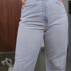 Blue Mom Fit Jeans