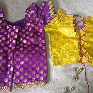 Choli Blouse For 2-6 Years Girl