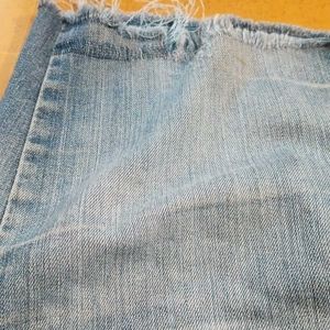 Levis denim frayed shorts