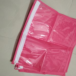 Piece Of 6 Pink Saree Cover