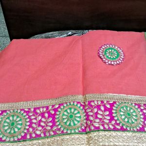 Cotton  Supernet Saree