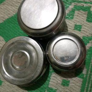 Combo Of 3 Used Containers