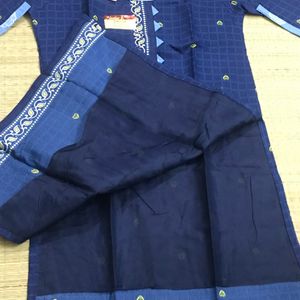 Beautiful Navy Blue Kurta Set