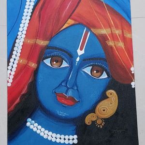 Krishna Canvas Paining