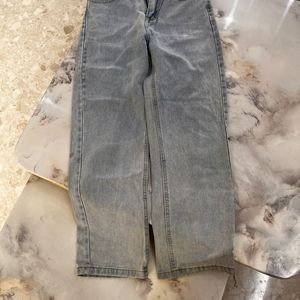 DENIM BAGGY HIGH WAISTED JEANS