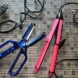 Straightner Crimper Curler Como