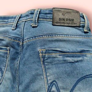 SIN Men Mid-Wash Skinny Fit Jeans