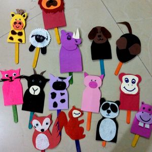 Animal Stick Puppets