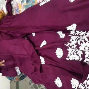 Embroidery Kurta With Plazo