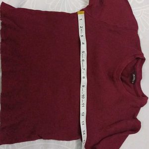 Maroon Zudio Top