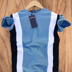 Blue Colour T-shirt Medium Size For men