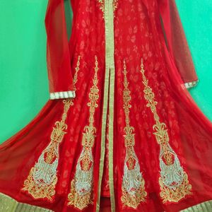 Red Party Wear Gown