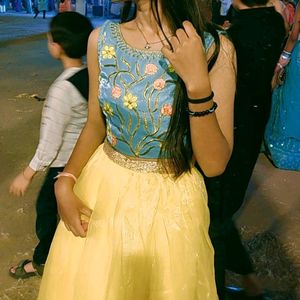 Yellow Colour lehenga