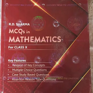 MCQ In Mathematics Class 10. RD Sharma