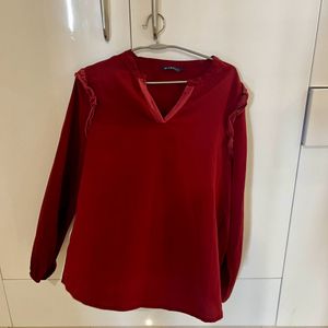 Red Formal Top