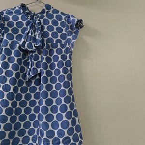 100% Silk Polka Top