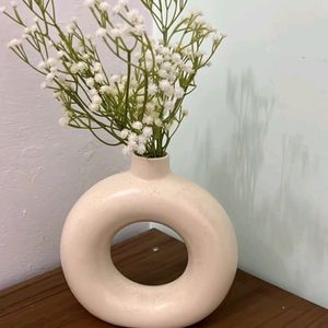 Set Of Ring  And Donut Vases