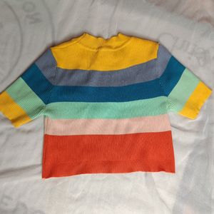 Multicolore Crop Top