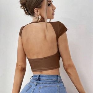 Short Backless Top