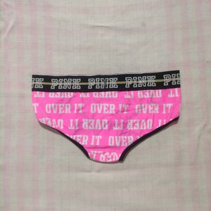 Pink By Victoria's Secret Logo Band Panty