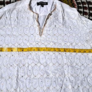 Branded Party Wear Sequence Kurta.