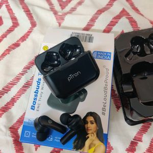 PTron Bassbuds Tango Bold Black