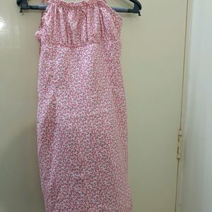 New Pink Floral Dress