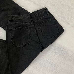 ZARA black High Waist Denim