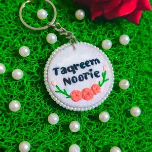 Personalized Embroidery Keychain