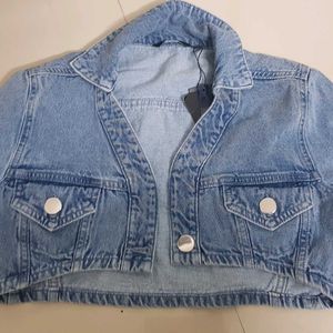 New Nuon Westside Denim Crop Jacket