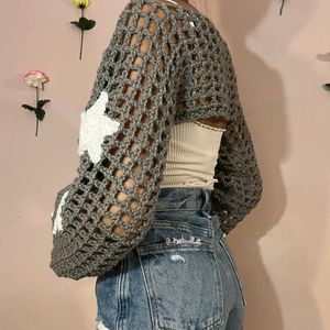 Crochet Grey 🌟 Bolero