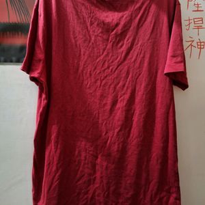 Victory Red [S] Size Cotton T-shirt