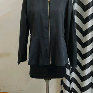 Peplum Style Jacket For Plus Size (Not Thick)