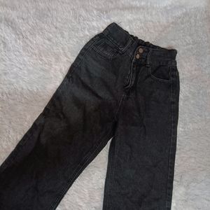 Charcoal Straight Pants