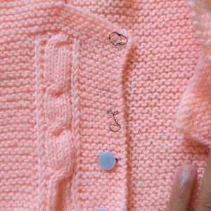 New Born Baby Crochet Jacket