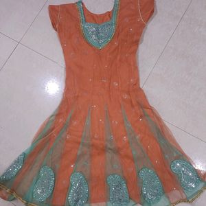 Anarkali Dress With Dupatta.... Length 40