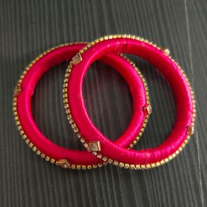 Hand Made Silk Thread Bangles