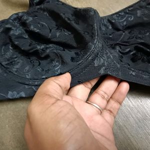 Black Net Type Bra