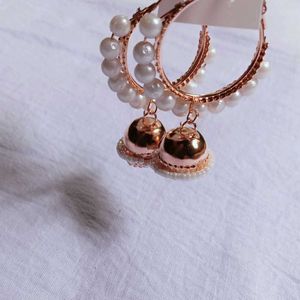 Latest hoop jhumka earrings