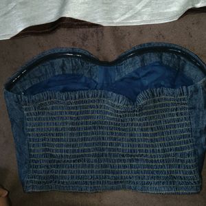 Tube Denim Top