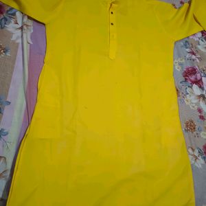 Yellow Mans Kurta