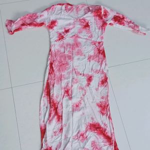 Pink Tie Dye Kurti